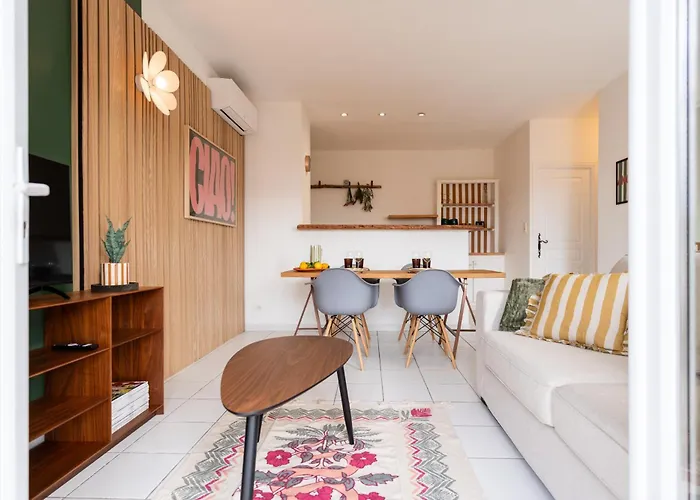 شقة Casa - Bas De Avec Terrasse Proche Des Plages لا غارد